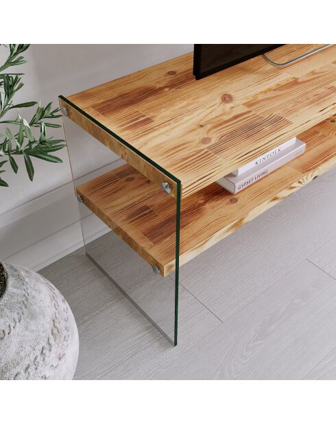 Meuble TV Niagara chêne - 120x45x35 cm