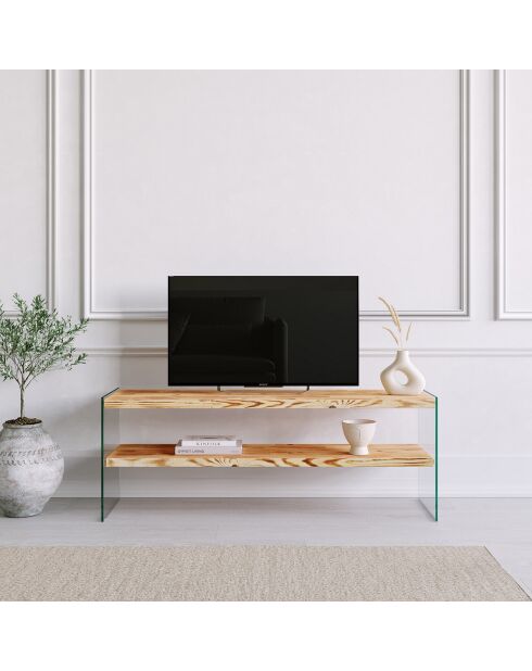 Meuble TV Niagara chêne - 120x45x35 cm