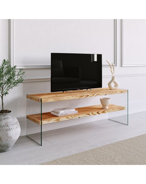 Meuble TV Niagara chêne - 120x45x35 cm