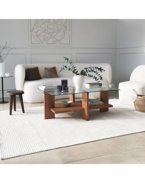 Couchtisch aus Babylonholz - 105x40x60 cm