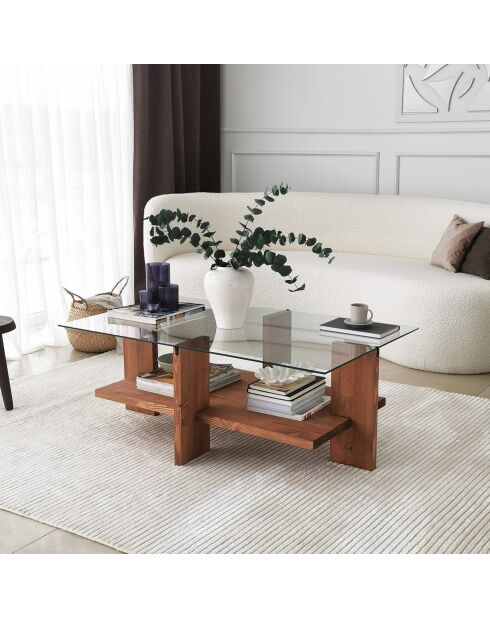 Couchtisch aus Babylonholz - 105x40x60 cm