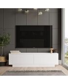Meuble TV FN1 blanc - 140x38.2x35.5 cm