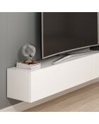 Meuble TV Rigel noyer - 180x30x32 cm
