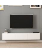 Meuble TV Rigel noyer - 180x30x32 cm