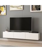 Meuble TV Rigel noyer - 180x30x32 cm