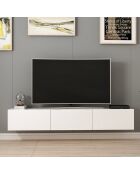 Meuble TV Rigel noyer - 180x30x32 cm