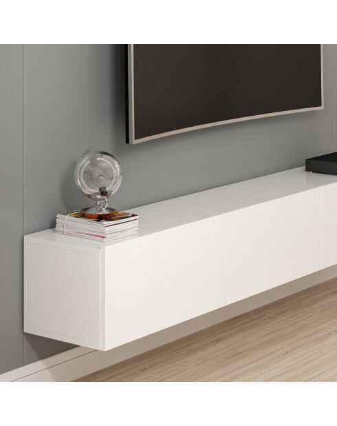 Meuble TV Rigel noyer - 180x30x32 cm