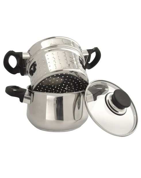 Grijze inductie rijstkoker - D.20 cm