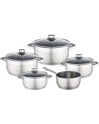 Batterie de cuisine Best grise - 9 pièces