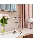 Organisateur de bijoux noir - D.15x27 cm