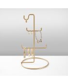 Organisateur de bijoux doré - D.15x27 cm