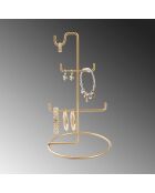 Organisateur de bijoux doré - D.15x27 cm