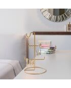 Organisateur de bijoux doré - D.15x27 cm