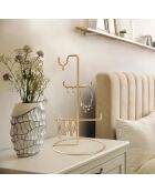 Organisateur de bijoux doré - D.15x27 cm