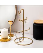 Organisateur de bijoux doré - D.15x27 cm