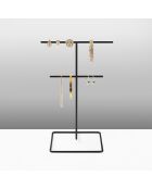 Organisateur de bijoux noir - D.15x30 cm