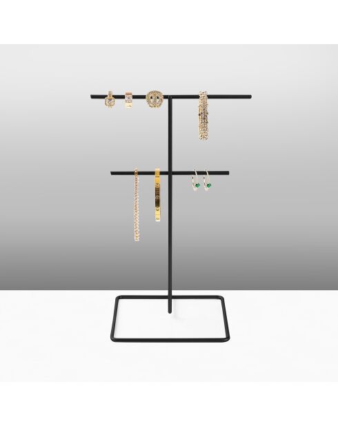 Organisateur de bijoux noir - D.15x30 cm