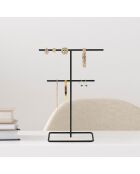 Organisateur de bijoux noir - D.15x30 cm