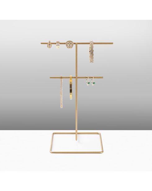 Organisateur de bijoux doré - D.15x30 cm