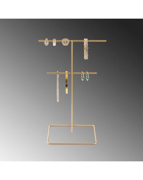 Organisateur de bijoux doré - D.15x30 cm