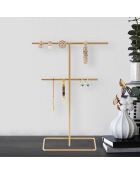 Organisateur de bijoux doré - D.15x30 cm