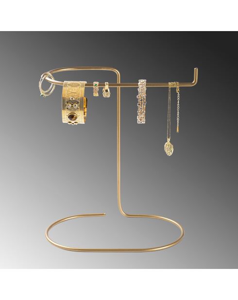 Organisateur de bijoux doré - 21x25x14 cm