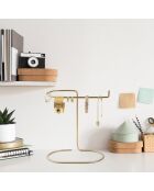 Organisateur de bijoux doré - 21x25x14 cm