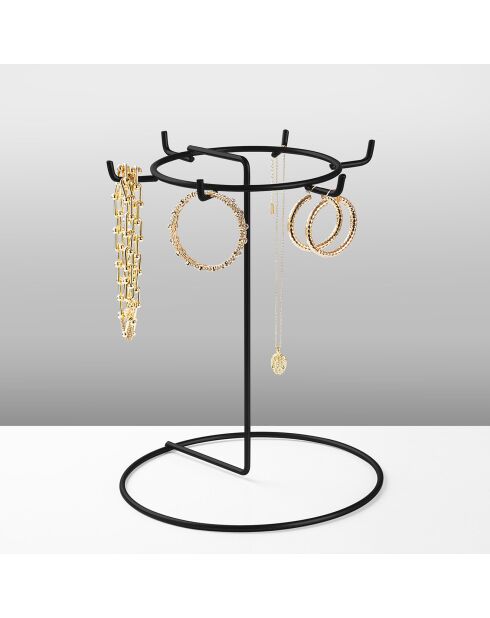 Organisateur de bijoux noir - D.22x28 cm