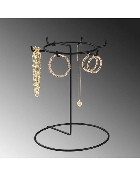 Organisateur de bijoux noir - D.22x28 cm