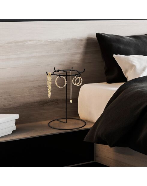 Organisateur de bijoux noir - D.22x28 cm