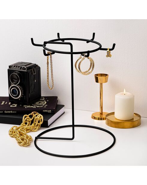 Organisateur de bijoux noir - D.22x28 cm