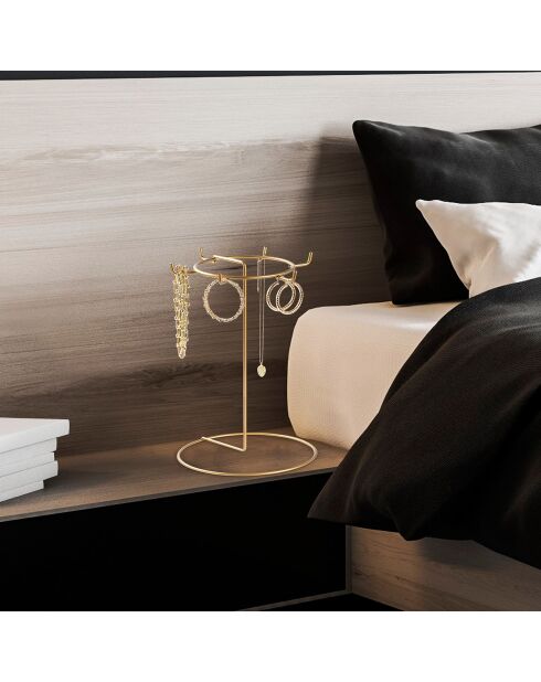 Organisateur de bijoux doré - D.22x28 cm