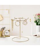 Organisateur de bijoux doré - D.22x28 cm