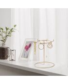 Organisateur de bijoux doré - D.22x28 cm