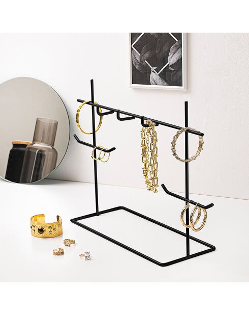 Organisateur de bijoux noir - 31x29x13 cm