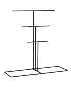 Organisateur de bijoux noir - 40x41x15 cm