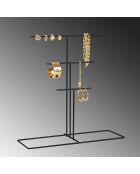 Organisateur de bijoux noir - 40x41x15 cm