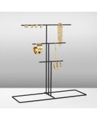 Organisateur de bijoux noir - 40x41x15 cm