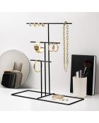 Organisateur de bijoux noir - 40x41x15 cm