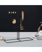 Organisateur de bijoux noir - 40x41x15 cm