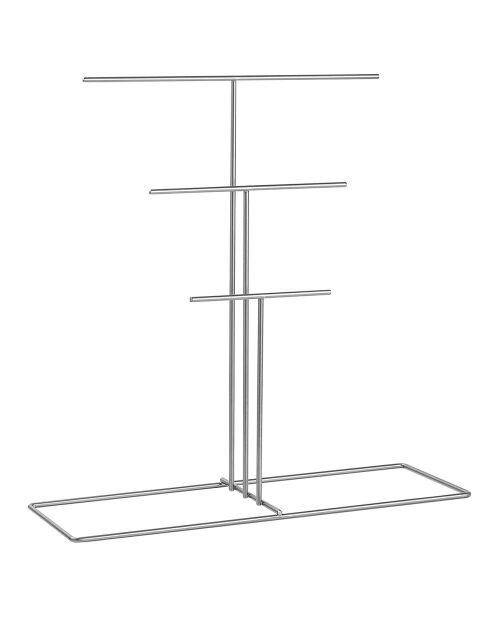 Organisateur de bijoux chrome - 40x41x15 cm