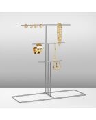 Organizer per gioielli cromato - 40x41x15 cm