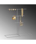 Organizer per gioielli cromato - 40x41x15 cm