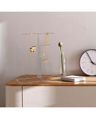 Organizer per gioielli cromato - 40x41x15 cm