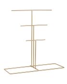 Organisateur de bijoux doré - 40x41x15 cm