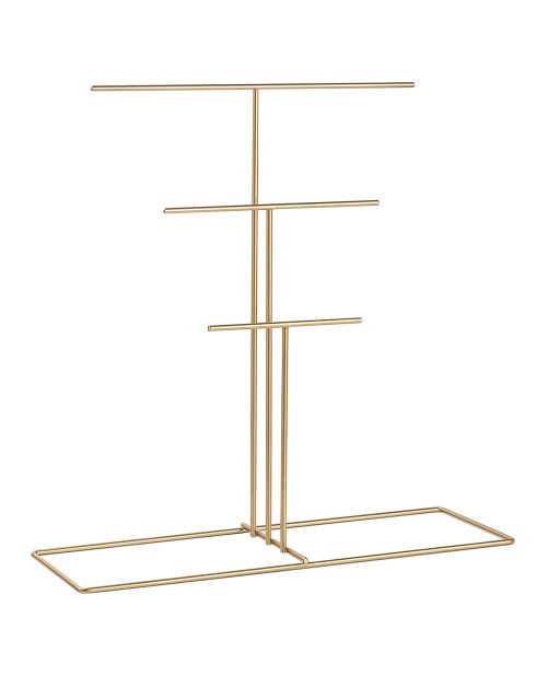 Organisateur de bijoux doré - 40x41x15 cm