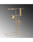 Organisateur de bijoux doré - 40x41x15 cm