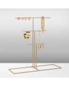 Organisateur de bijoux doré - 40x41x15 cm