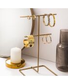 Organisateur de bijoux doré - 40x41x15 cm