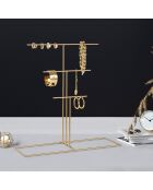 Organisateur de bijoux doré - 40x41x15 cm